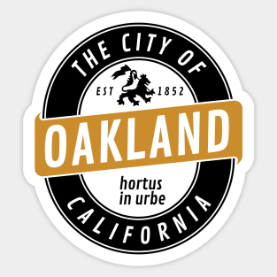 Oakland-CA - Garden in the City Sticker